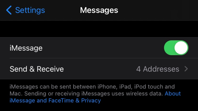 how to turn off imessage notifications