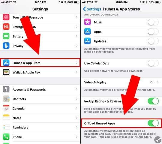 How to Disable Automatic App Offloading