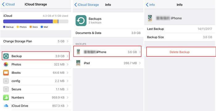 How to Delete Old Backups from iCloud