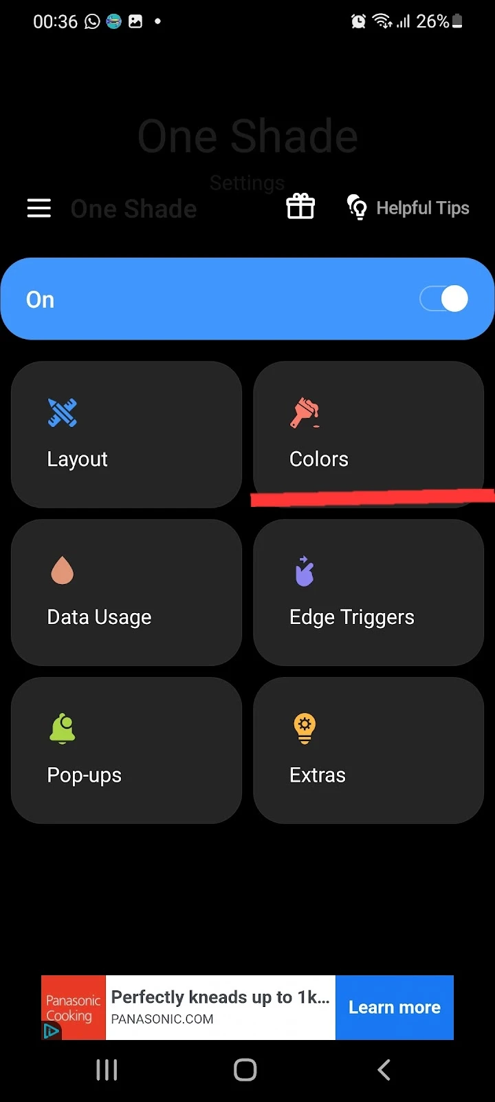 Colors are inverted in status bar notification