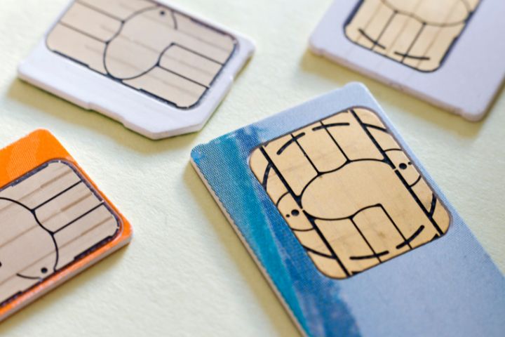 What data is stored on a SIM card?